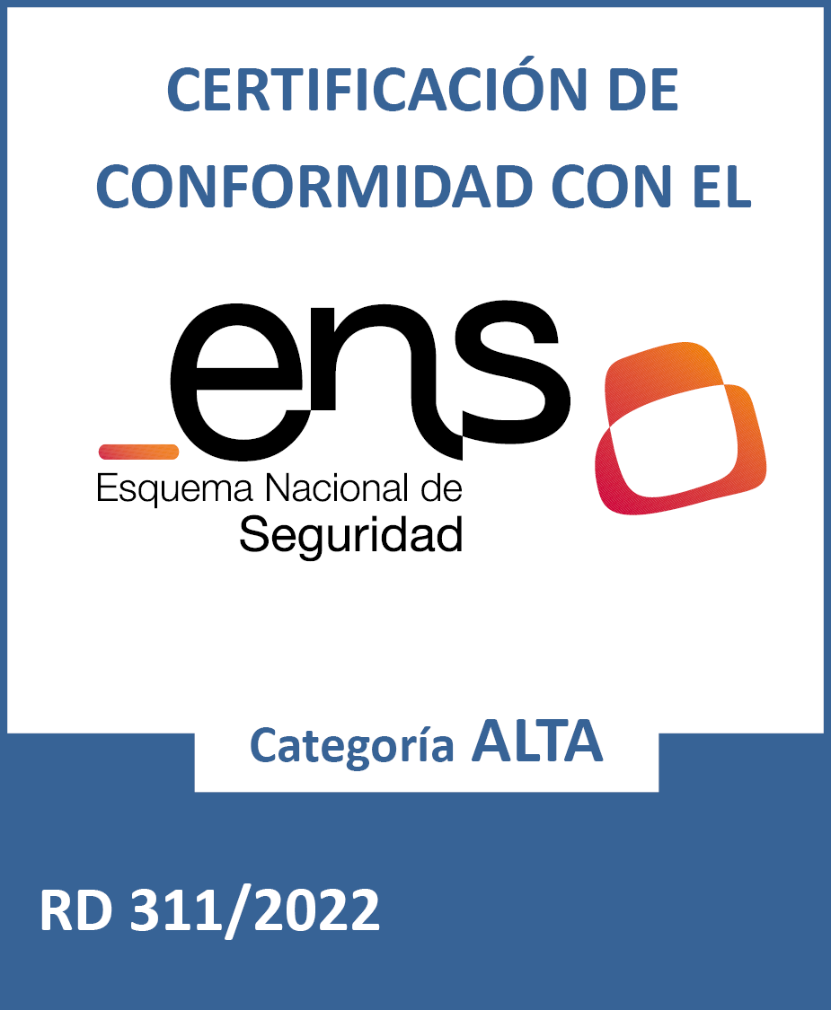 Certificación ENS categoría Alta